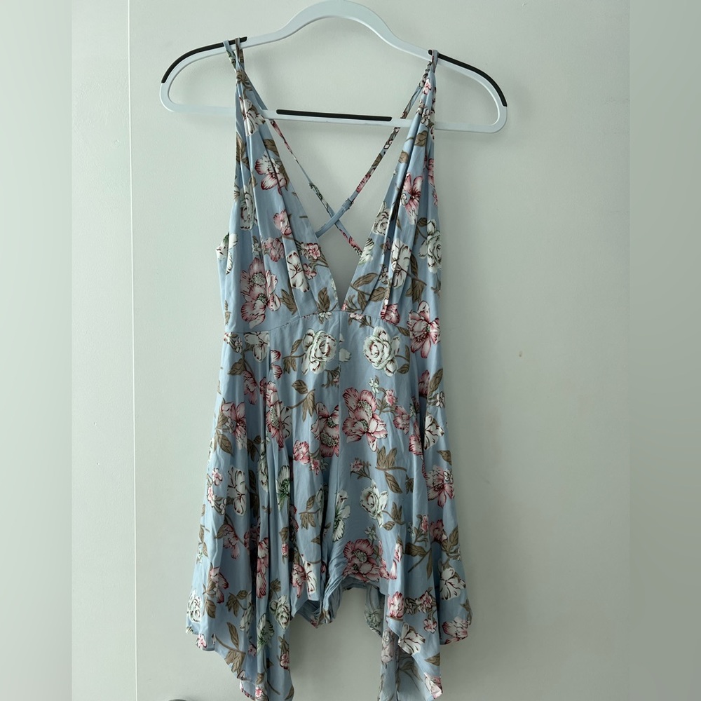 Floral jumpsuit (XS)
